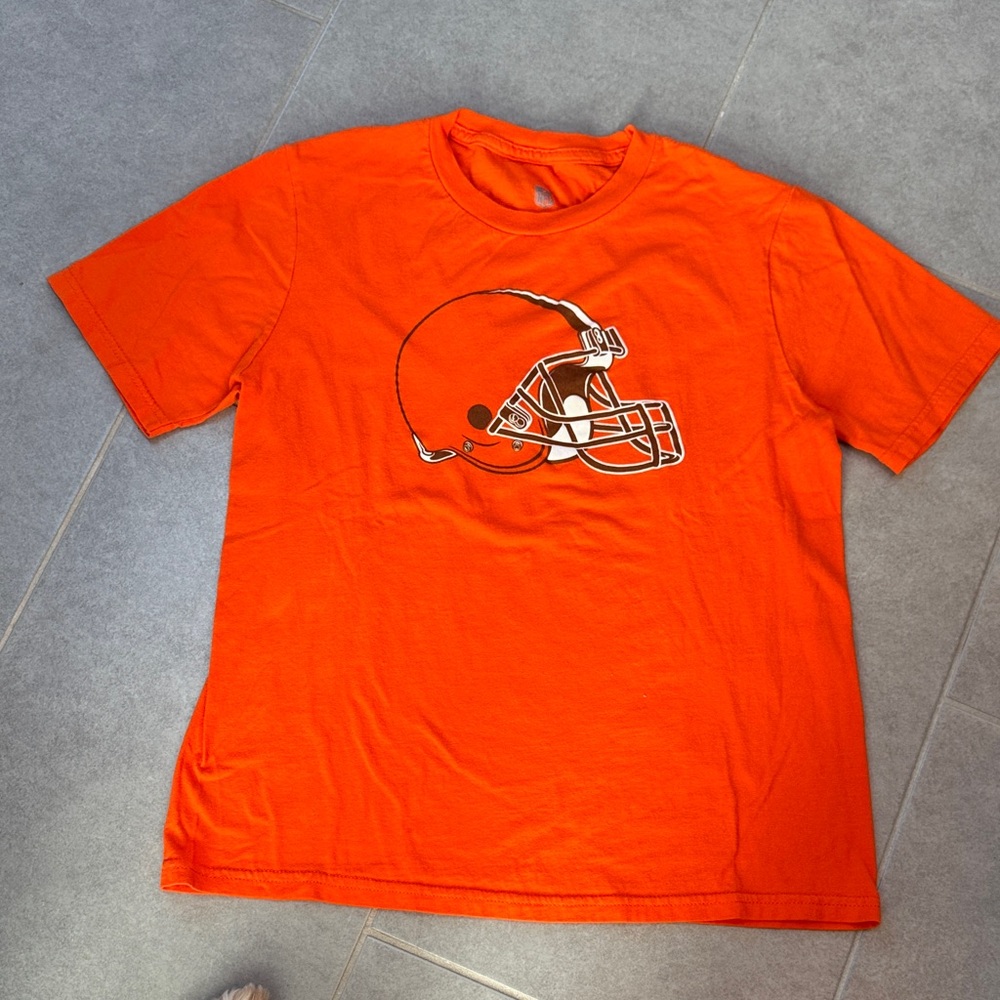 NFL Cleveland Browns Orange Kids Short Sleeve Tee. Never worn!